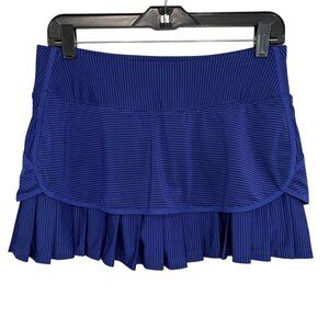 Athleta Purple Striped Good Match Tennis Skort Women's Size Small